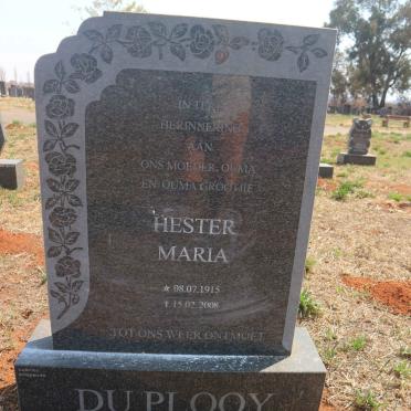 PLOOY Hester Maria, du 1915-2008