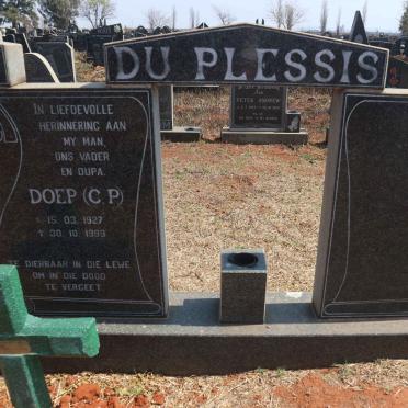 PLESSIS C.P., du 1927-1999 :: DU PLESSIS P.W. 1961-2020