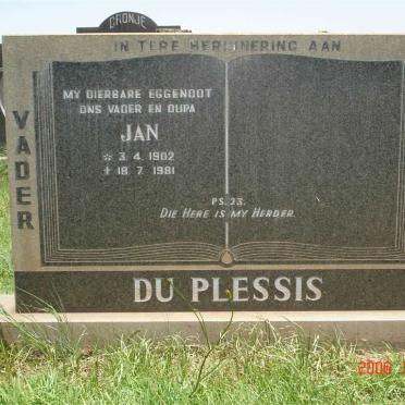 PLESSIS Jan, du 1902-1981