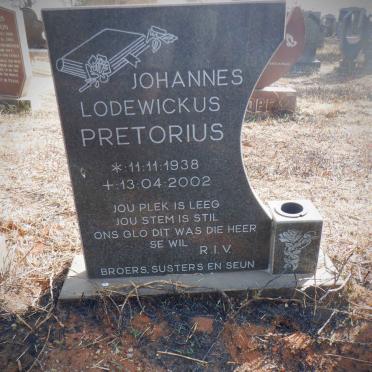 PRETORIUS Johannes Lodewickus 1938-2002