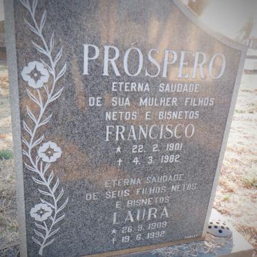 PROSPERO Francisco 1901-1982 &amp; Laura 1909-1992