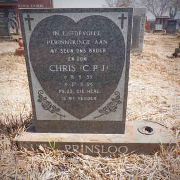PRINSLOO C.P.J. 1959-1995