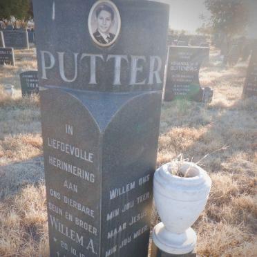 PUTTER Willem A. 1960-1975
