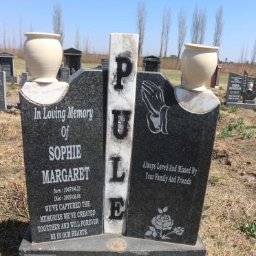 PULE Sophie Margaret 1947-2009