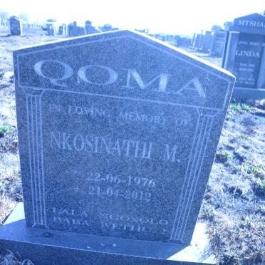 QOMA Nkosinathi M. 1976-2012