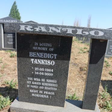 RANTLO Benedict Tankiso 1964-2009