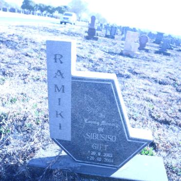 RAMIKI Sibusiso Gift 2003-2004