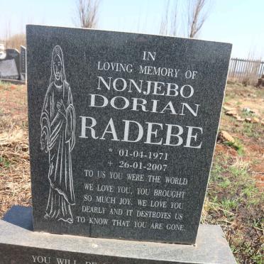 RADEBE Nonjebo Dorian 1971-2007 