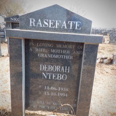 RASEFATE Deborah Ntebo 1936-1994