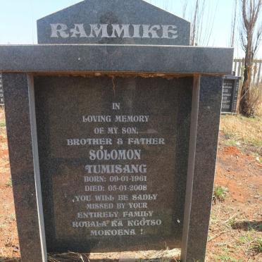 RAMMIKE Solomon Tumisang 1961-2008