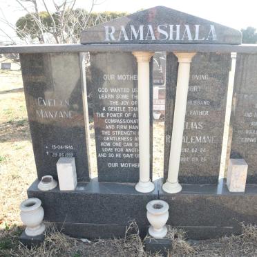 RAMASHALA Elias R?alemane 1912-1994 &amp; Evelyn Manyane 1914-1999