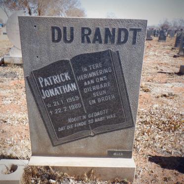 RANDT Patrick Jonathan, du 1959-1980