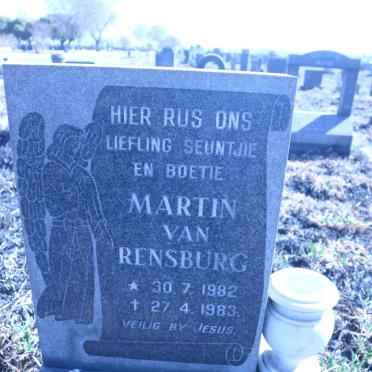 RENSBURG Martin, van 1982-1983