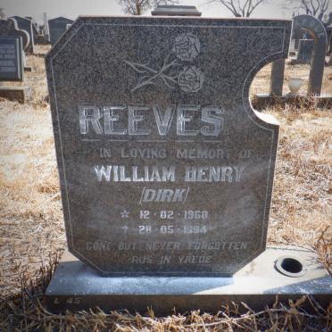 REEVES William Henry 1960-1994