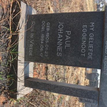 RETIEF Paul Johannes 1905-1994