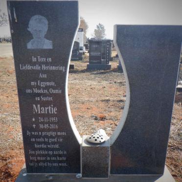 RENSBURG Martie, Janse van 1953-2016