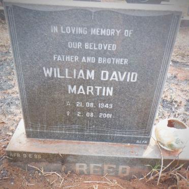 REED William David Martin 1949-2001