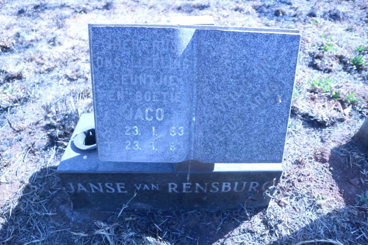 RENSBURG Jaco, Janse van 1983-1983