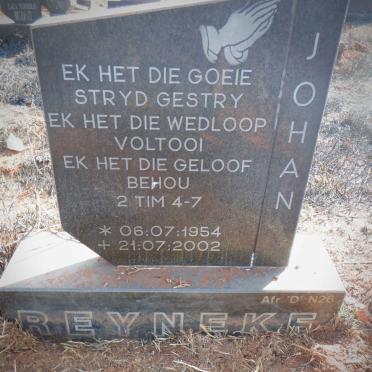 REYNEKE Johan 1954-2002