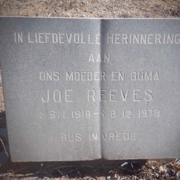 REEVES Joe 1918-1979