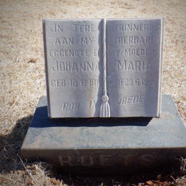 ROETS Johanna Maria 1914-1974