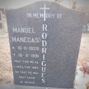 RODRIGUES Manuel 1928-1991