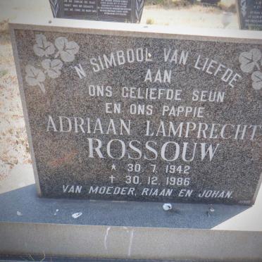 ROSSOUW Adriaan Lamprecht 1942-1986