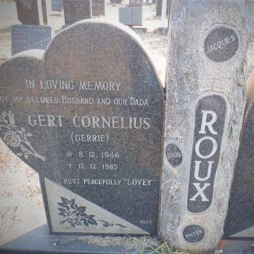 ROUX Gert Cornelius 1946-1985