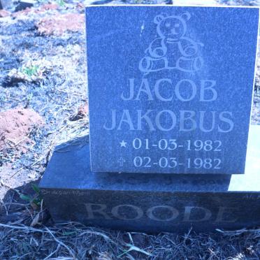 ROODE Jacob Jakobus 1982-1982