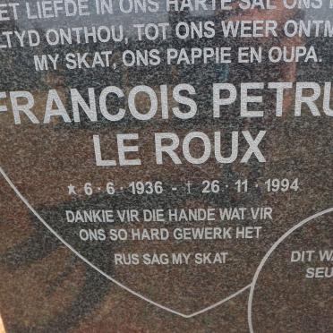 ROUX Francois Petrus, le 1936-1994 :: BOTHA Chris 1981-1998