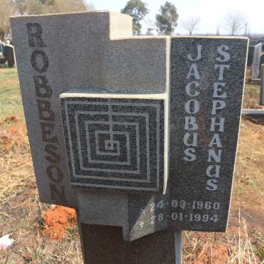 ROBBESON Jacobus Stephanus 1960-1994