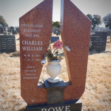 ROWE Charles William 1941-1981