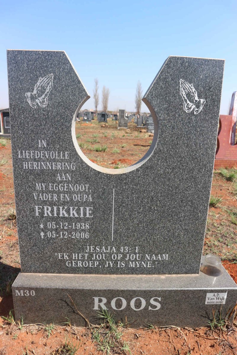 ROOS Frikkie 1938-2006