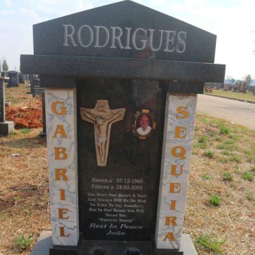 RODRIGUES Gabriel Sequeira 1960-2005 