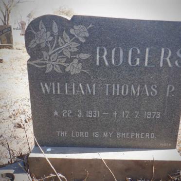 ROGERS William Thomas P. 1931-1973