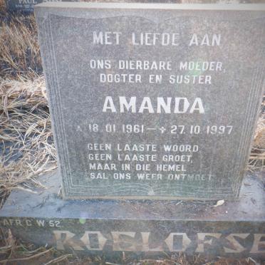 ROELOFSE Amanda 1961-1997