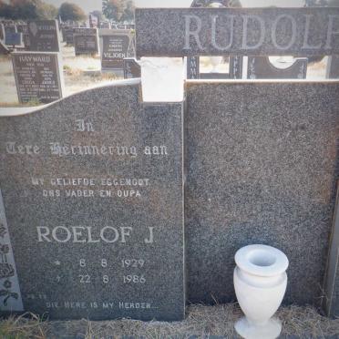 RUDOLPH Roelof J. 1929-1986