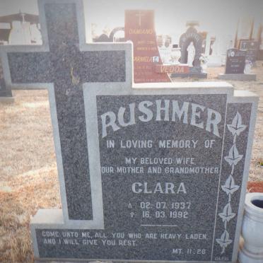 RUSHMER Clara 1937-1992