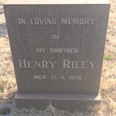 RILEY Henry -1976