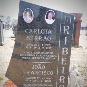 RIBEIRO Joao Francisco 1914-2000 &amp; Carlota Serrao 1913-1999