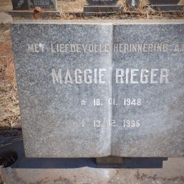 RIEGER Maggie 1948-1995