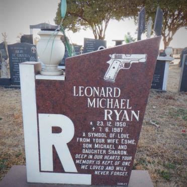 RYAN Leonard Michael 1950-1987