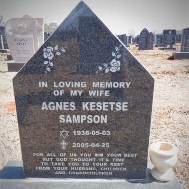 SAMPSON Agnes Kesetse 1938-2005