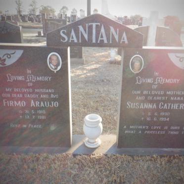 SANTANA Firmo Araujo 1910-1981 &amp; Susanna Catherina 1930-1994