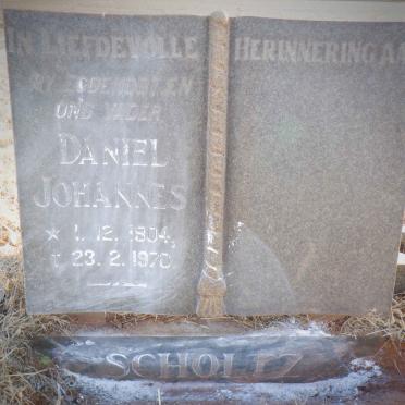 SCHOLTZ Daniel Johannes 1904-1970