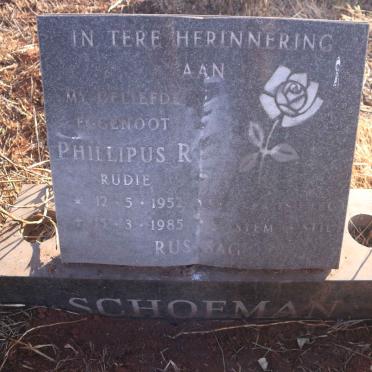 SCHOEMAN Phillipus R. 1952-1985