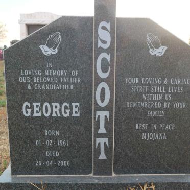 SCOTT George 1961-2006