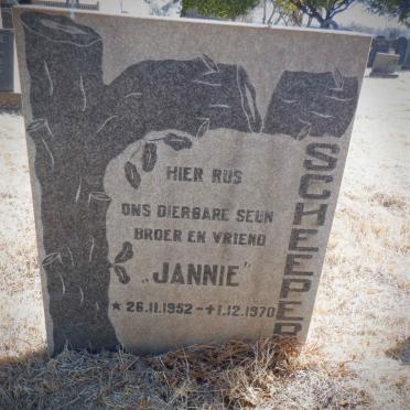 SCHEEPERS Jannie 1952-1970