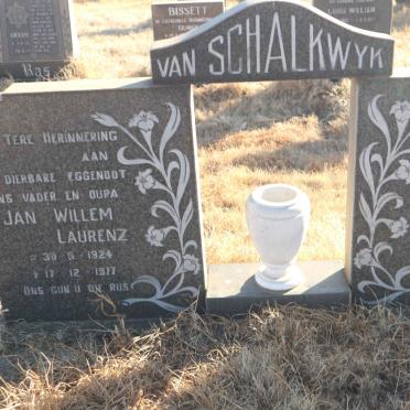 SCHALKWYK Jan Willem Laurenz, van 1924-1977 &amp; Catharina Susanna Elizabeth 1927-1999