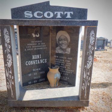 SCOTT Koni Constance 1935-2005